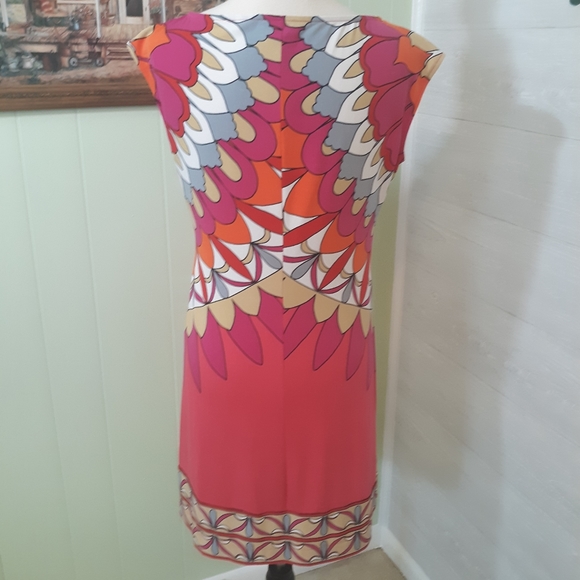 Donna Morgan retro stretchy dress sz 6 *T - Picture 4 of 5